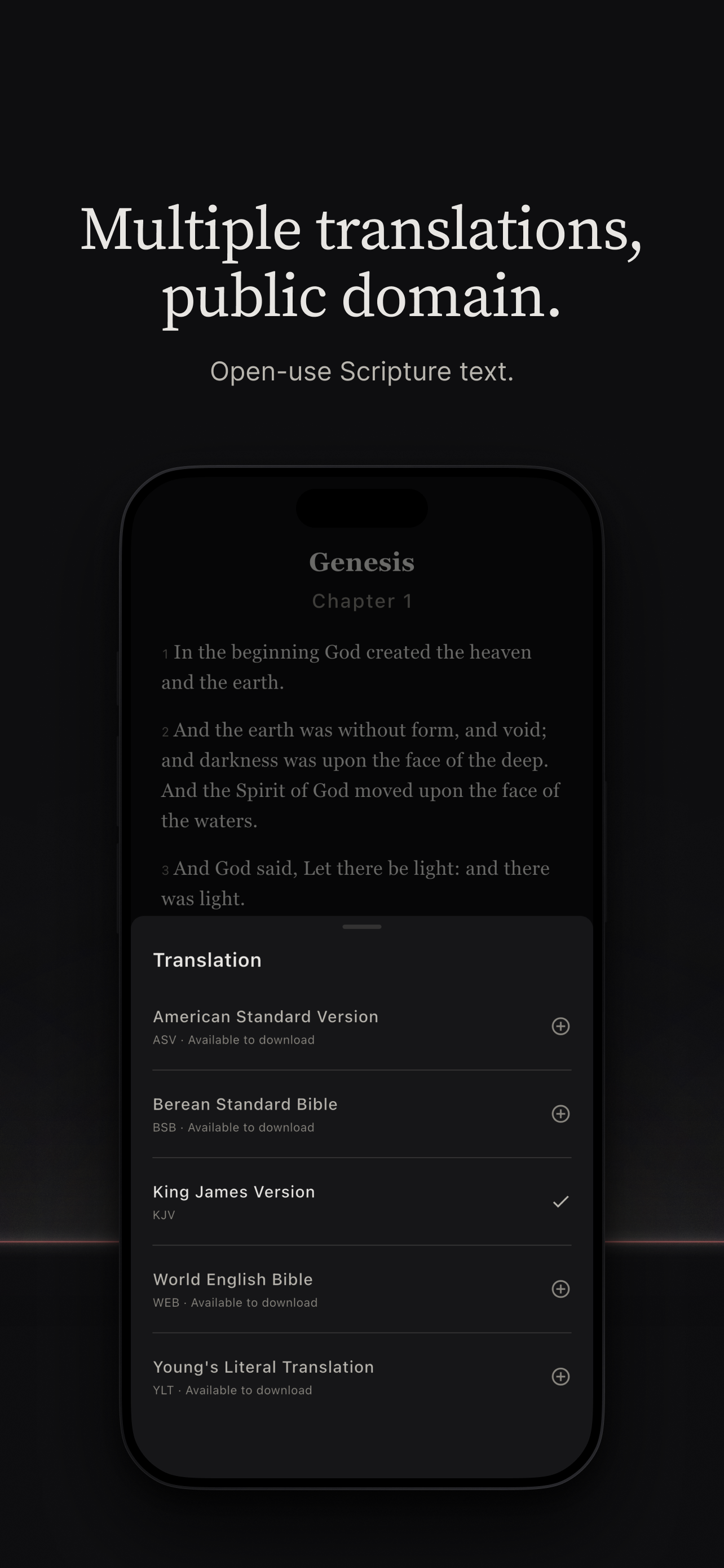 Multiple translations, public domain.
